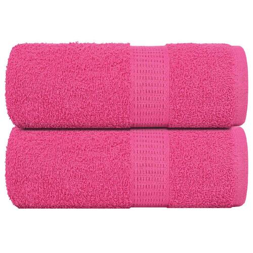 Håndklæder 2 stk. 30x30 cm 360 g/m2 100 % bomuld lyserød