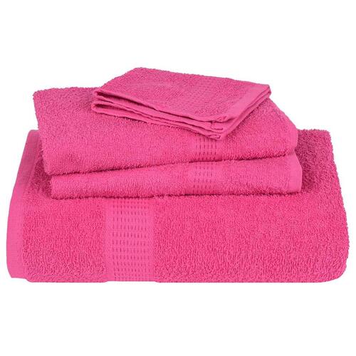 Håndklæder 2 stk. 30x30 cm 360 g/m2 100 % bomuld lyserød
