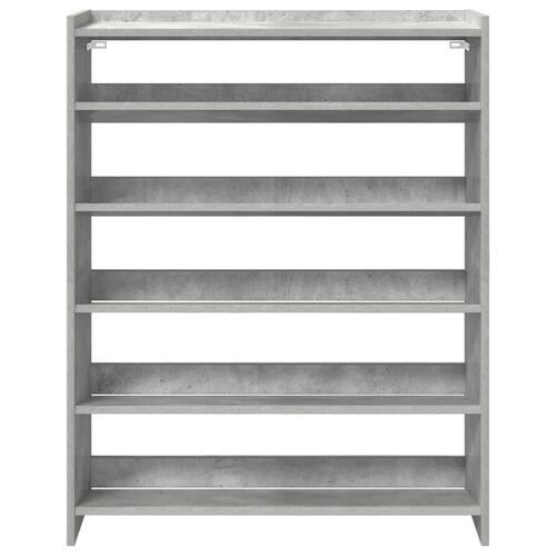 Skoreol 80x25x100 cm konstrueret træ betongrå