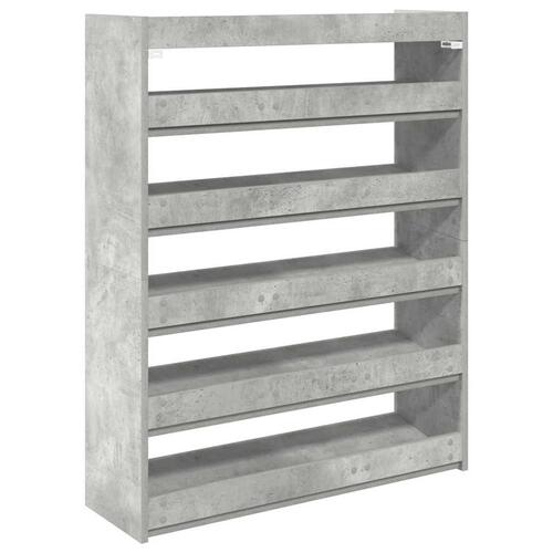Skoreol 80x25x100 cm konstrueret træ betongrå