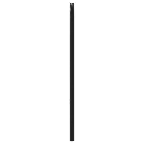 Sengegavl 140 cm stål og konstrueret træ sonoma-eg
