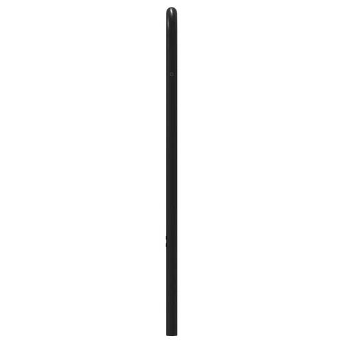 Sengegavl 80 cm stål og konstrueret træ sonoma-eg