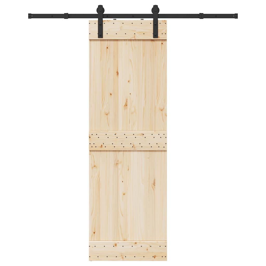 Skinnesæt til skydedør 183 cm stål sort