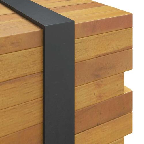 Sofabord 110x45x35 cm massivt teaktræ