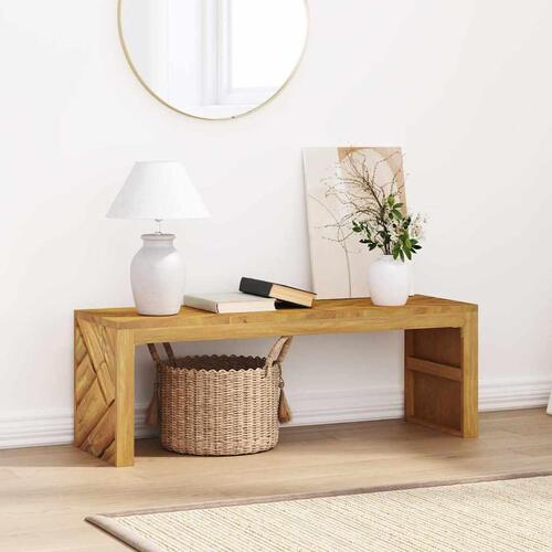 Sofabord 110x35x38 cm massivt teaktræ