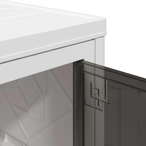 Stabelbar opbevaringskasse med hjul 2-etagers 75 L 64x40x76 cm