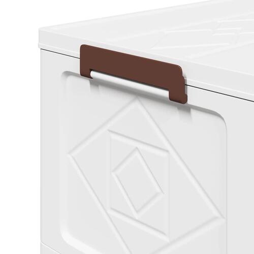 Stabelbar opbevaringskasse med hjul 2-etagers 75 L 64x40x76 cm