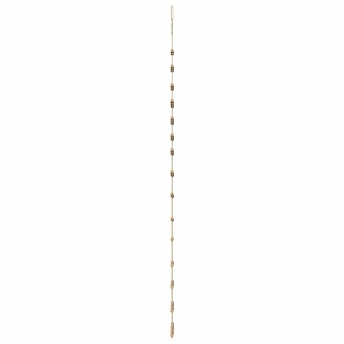 Hængende juletræ med topstjerne 100x210 cm naturgren