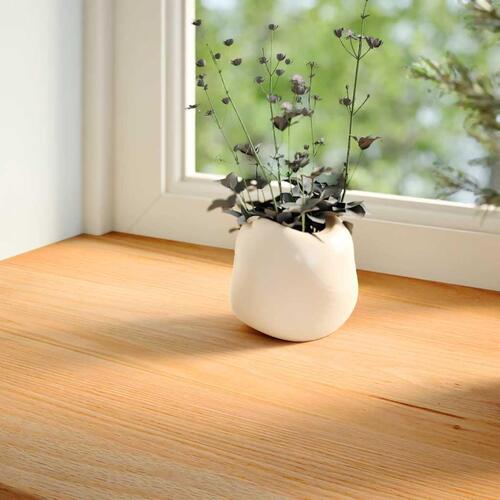Vindueskarme 2 stk lysebrun 70x40x2 cm massivt egetræ