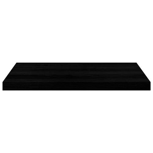 Vindueskarme 2 stk mørkebrun 70x40x2 cm massivt egetræ
