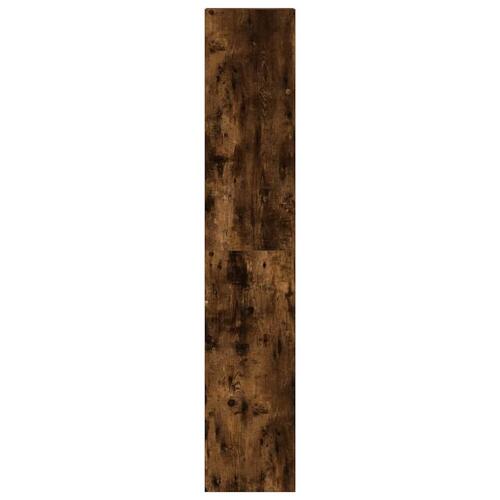 Bogreoler stabelbare 2 stk. 30x30x80 cm røget egetræsfinish