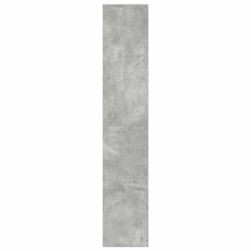 Bogreoler stabelbare 2 stk. 30x30x80cm konstrueret træ betongrå