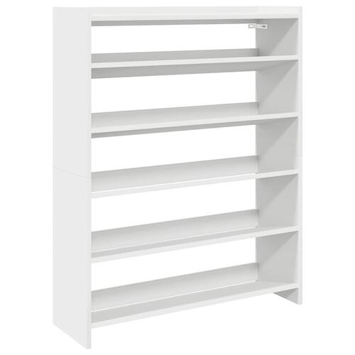 Skoreol 80x25x100 cm konstrueret træ hvid