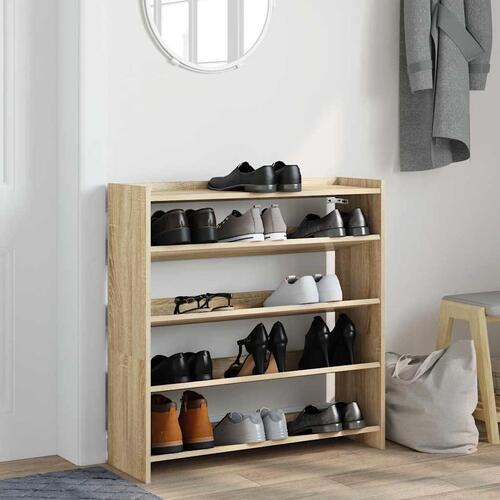 Skoreol 80x25x81 cm konstrueret træ sonoma-eg