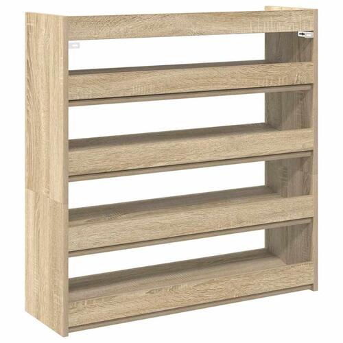 Skoreol 80x25x81 cm konstrueret træ sonoma-eg