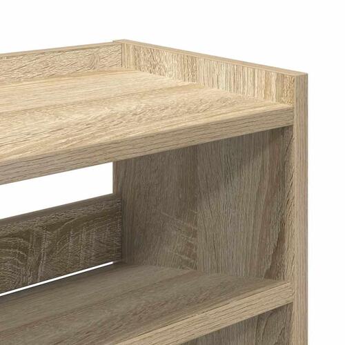 Skoreol 80x25x81 cm konstrueret træ sonoma-eg