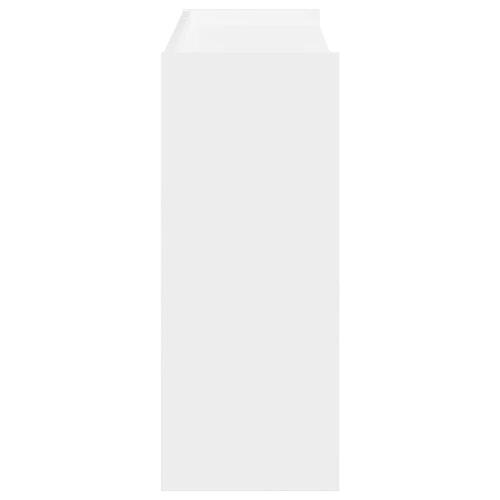 Skoreol 80x25x100 cm konstrueret træ hvid