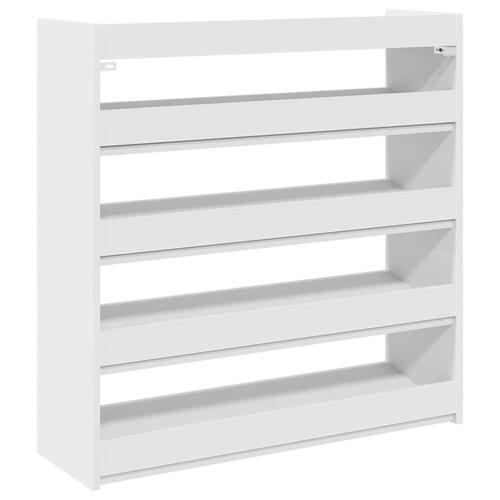 Skoreol 80x25x100 cm konstrueret træ hvid