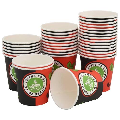 Kaffekopper af papir med låg 1000 stk. 4oz 120ml