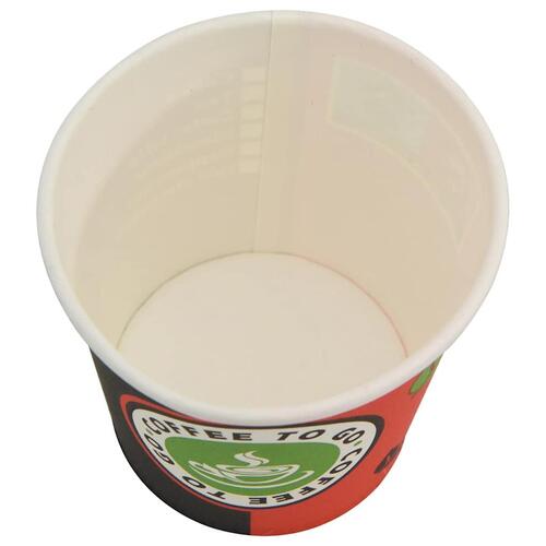 Kaffekopper af papir med låg 1000 stk. 4oz 120ml