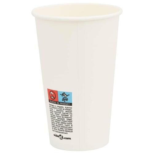 Kaffekopper af papir med låg 1000 stk. 16oz 400ml