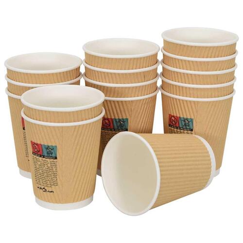 Kaffekopper af papir med låg 1000 stk. 8oz 200ml