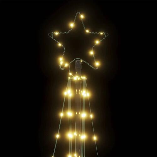 LED-juletræ 363 LED'er 182 cm varmt hvidt lys