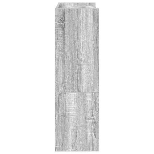 Skoreol 60x25x81 cm konstrueret træ grå sonoma-eg
