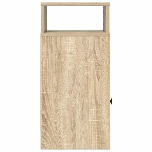 Sengeborde 2 stk. med skuffe 25x31x66 cm sonoma-eg