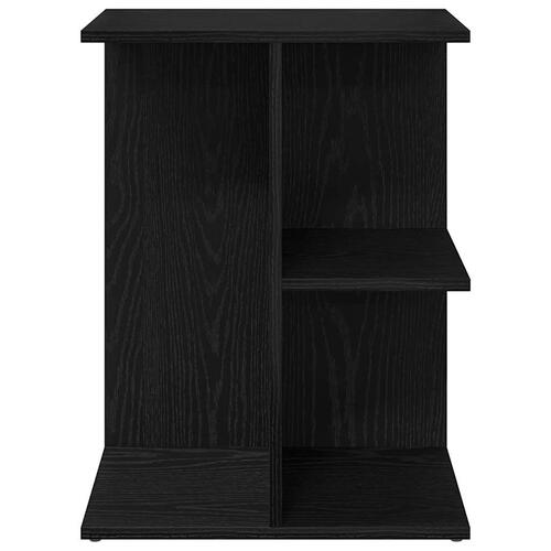 Sengebord 46,5x29x61 cm konstrueret træ sort-eg