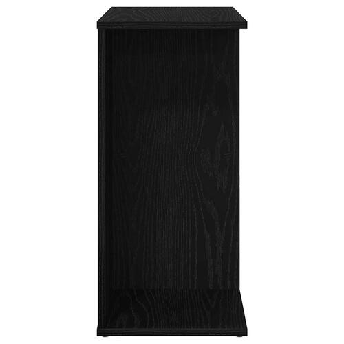 Sengebord 46,5x29x61 cm konstrueret træ sort-eg