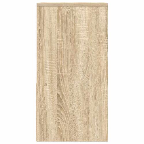 Sengebord med skuffe 35x34x66,5 cm sonoma-eg