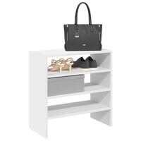 Skostativer stabelbare 2 stk. 60x30x30,5 cm hvid