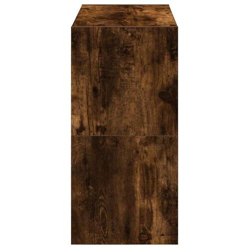 Skostativer stabelbare 2 stk. 60x30x30,5 cm røget egetræsfarve