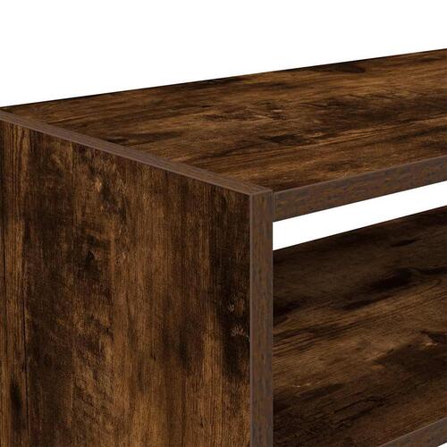 Skostativer stabelbare 2 stk. 60x30x30,5 cm røget egetræsfarve