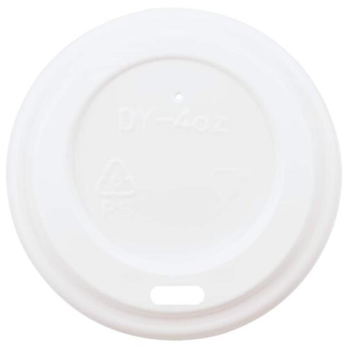Kaffekopper af papir med låg 1000 stk. 4oz 100ml