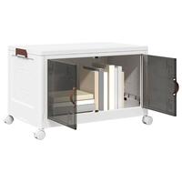 Stabelbar opbevaringskasse med hjul 75 L 64x40x41 cm