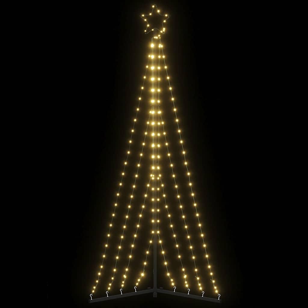 Juletræslys 339 LED'er 182 cm varmt hvidt lys