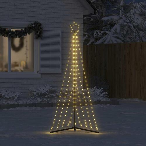 Juletræslys 339 LED'er 182 cm varmt hvidt lys