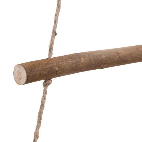 Hængende juletræer med topstjerner 2 stk 42x90 cm naturgren