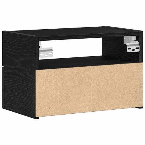 Væghængte sengeborde 2 stk. 45x26x28,5 cm sort