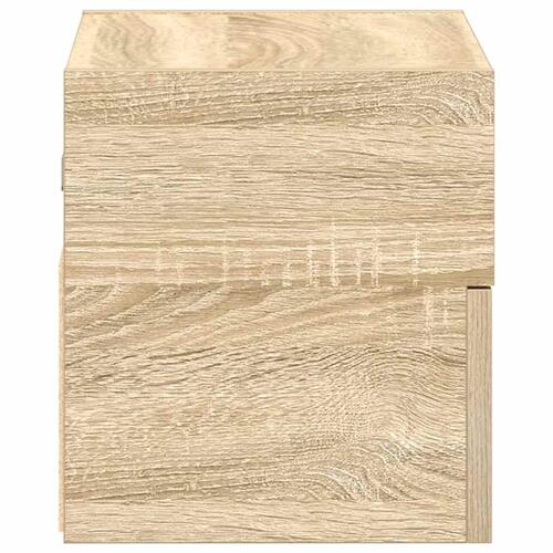 Væghængt sengebord 45x26x28,5 cm sonoma-eg