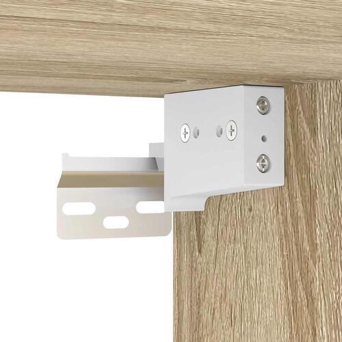 Væghængt sengebord 45x26x28,5 cm sonoma-eg