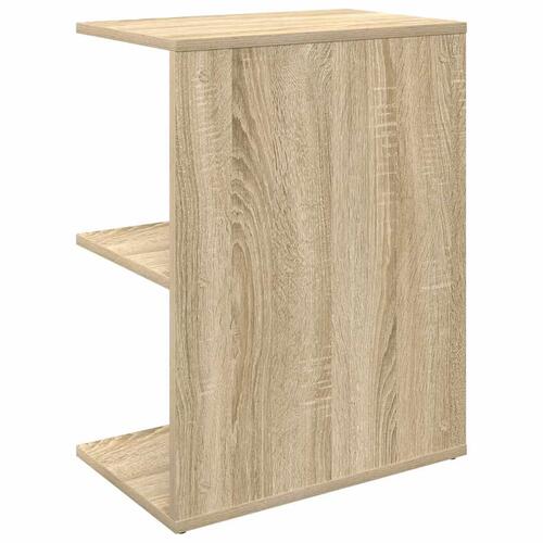 Sengebord 46,5x29x61 cm konstrueret træ sonoma-eg