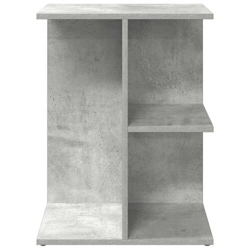 Sengebord 46,5x29x61 cm konstrueret træ betongrå
