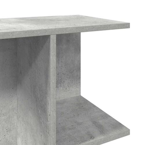 Sengebord 46,5x29x61 cm konstrueret træ betongrå