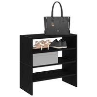 Skostativer stabelbare 2 stk. 60x30x30,5 cm sort-eg