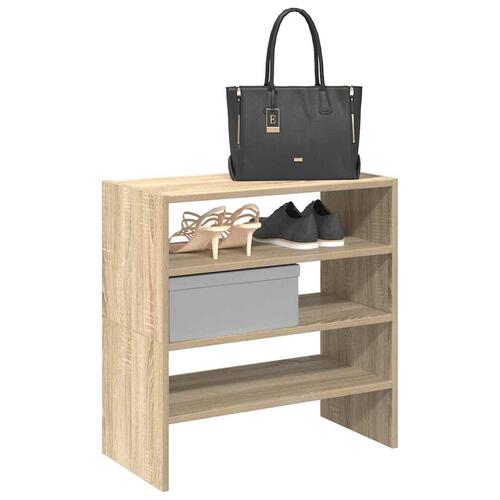 Skostativer stabelbare 2 stk. 60x30x30,5 cm sonoma-eg