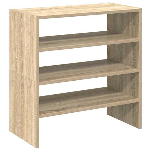 Skostativer stabelbare 2 stk. 60x30x30,5 cm sonoma-eg