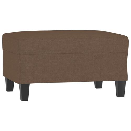 Fodskammel 70x55x41 cm stof brun